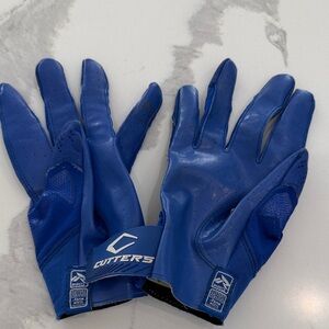 Cutters youth football receiver tack grip gloves size small *Used*